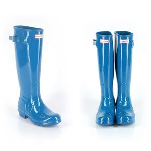 Hunter Vibrant Blue Waterproof Boots